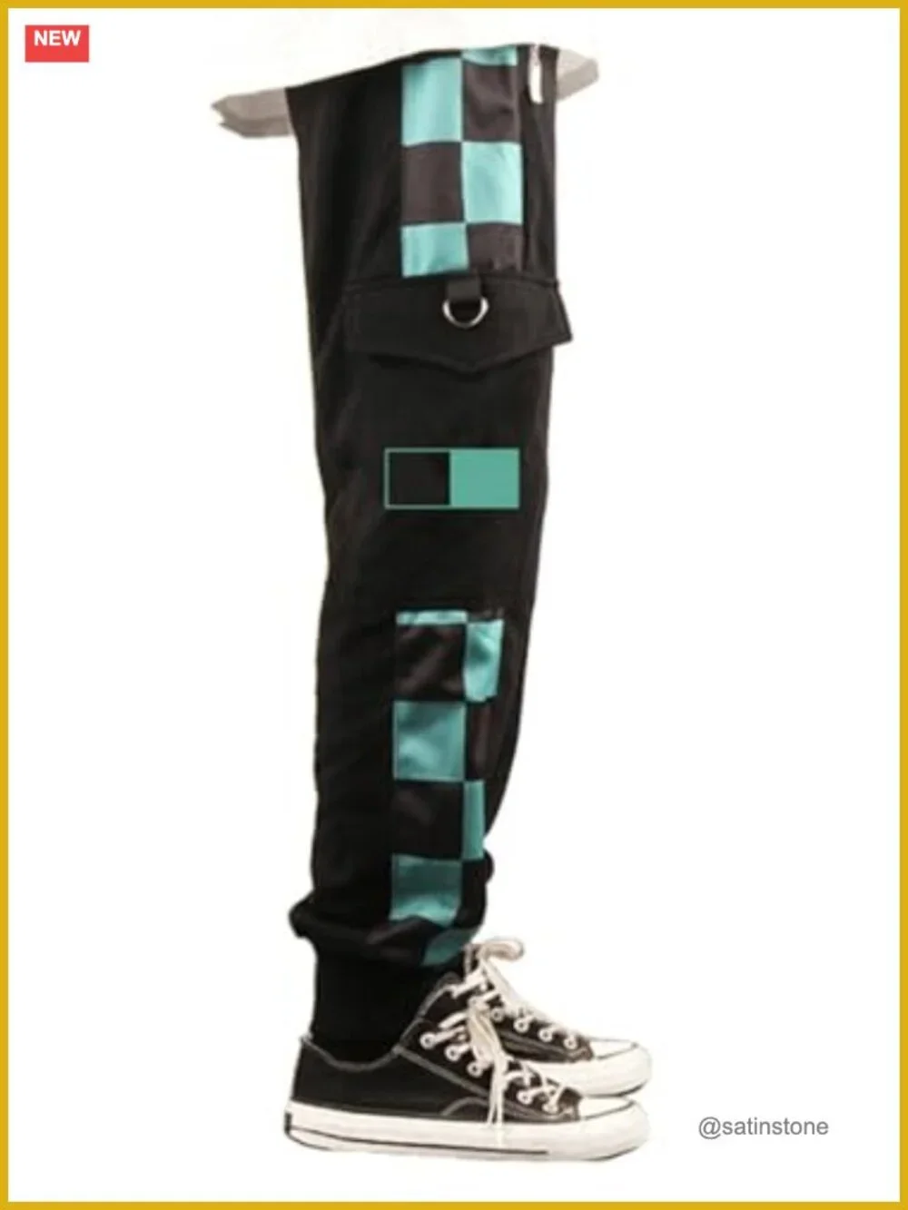 Men's Cargo Jogger Pants Anime Cosplay Novelty Sweatpants